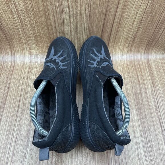 Marvel Black Panther Sneaker Sz 9 Low Top Slip On Casual Athleisure Ground Up - Picture 5 of 8